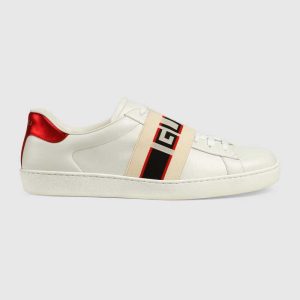 Gucci stripe leather sneaker