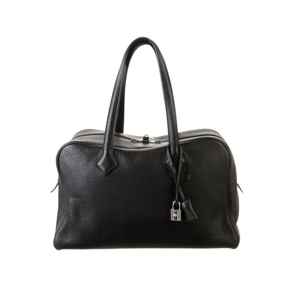 HERMES CLEMENCE VICTORIA BLACK 32CM