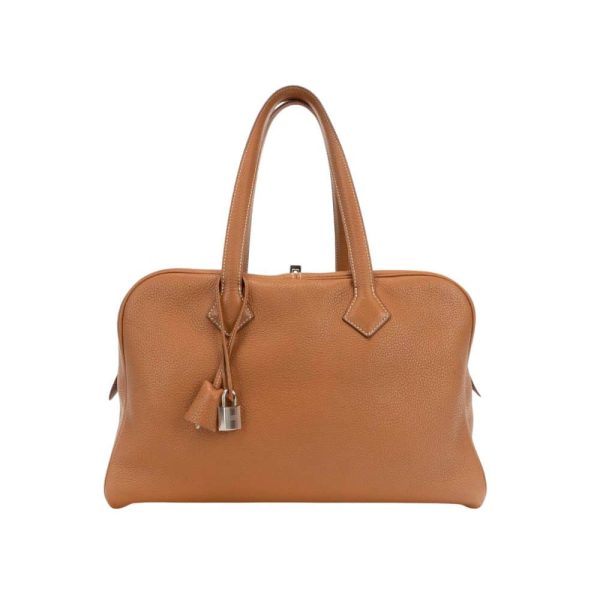 HERMES CLEMENCE VICTORIA BROWN 32CM