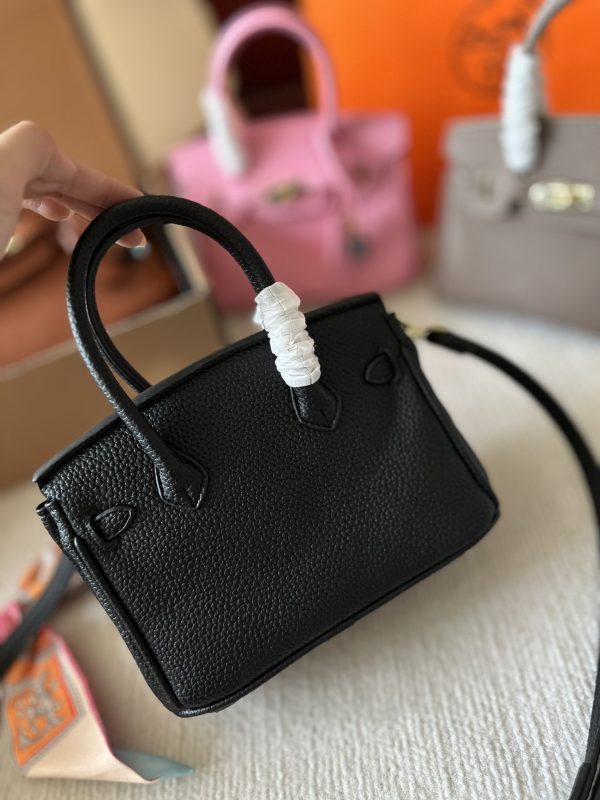 HERMES BIRKIN 20 TOGO BLACK 20CM