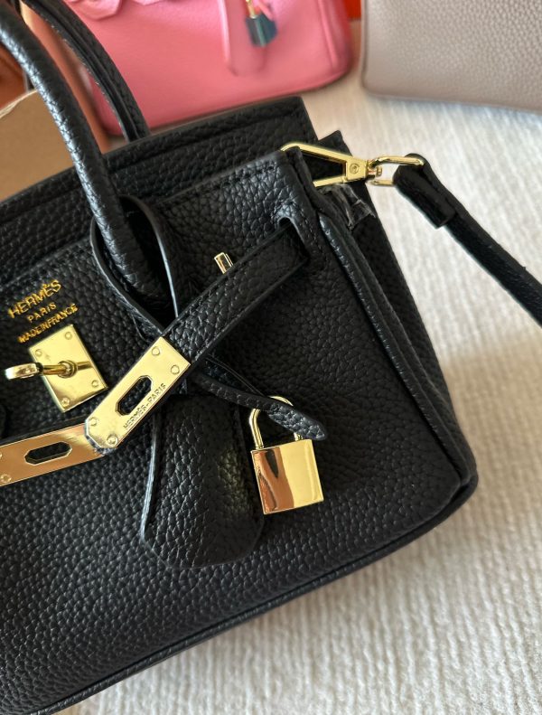 HERMES BIRKIN 20 TOGO BLACK 20CM