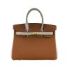 HERMES BIRKIN TOGO LEATHER GOLD HARDWARE BROWN 30CM