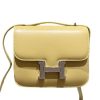 HERMES CONSTANCE LEATHER BAG YELLOW 18CM