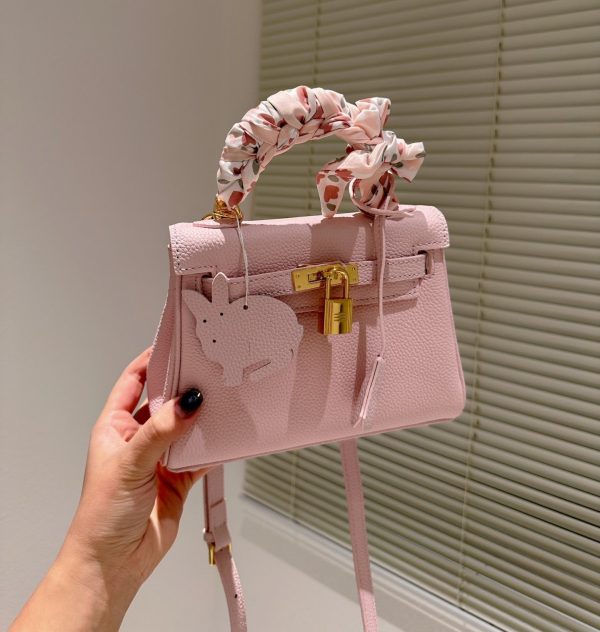 HERMES KELLY MINI ROSE SAKURA 20CM