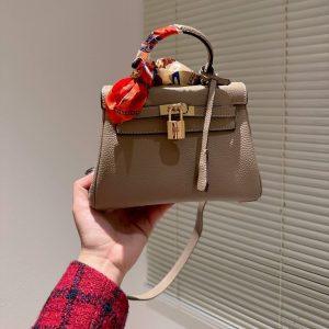 HERMES KELLY TOGO ETOUPE 20CM