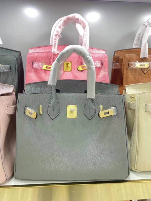 HERMES BIRKIN 30 BAG GREY TOGO 30CM