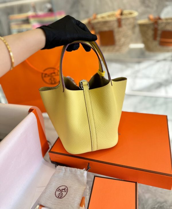 HERMES PICOTIN 18CM YELLOW