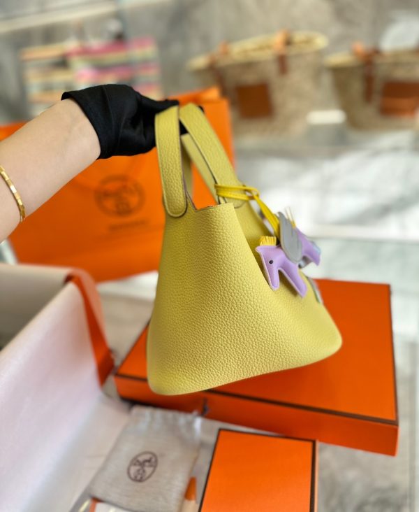 HERMES PICOTIN 18CM YELLOW