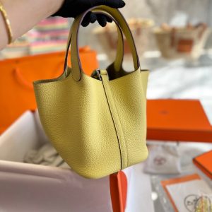 HERMES PICOTIN 18CM YELLOW