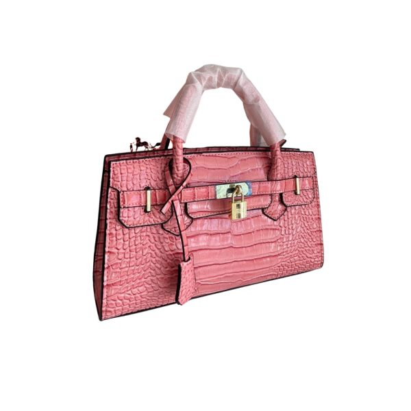 HERMES BIRKIN 30 CROCODILE GOLD HARDWARE PINK 30CM