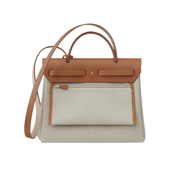 HERMÈS HERBAG CIRCUIT BEIGE 25CM