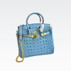 HERMES BIRKIN MINI CROCODILE BLUE 20CM