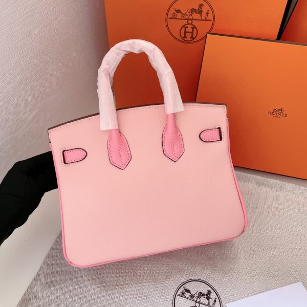 HERMES BIRKIN MINI GOLD HARDWARE EPSOM PINK 20CM