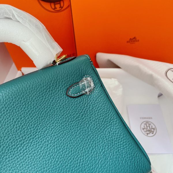 HERMES KELLY SELLIER ROUGE EPSOM GOLD HARDWARE DARK GREEN 28CM