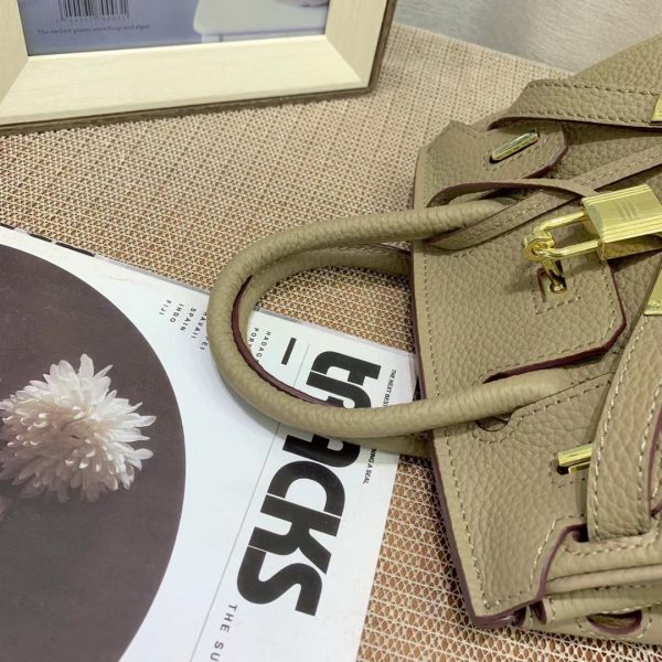 HERMES BIRKIN MINI GOLD HARDWARE EPSOM BEIGE 20CM