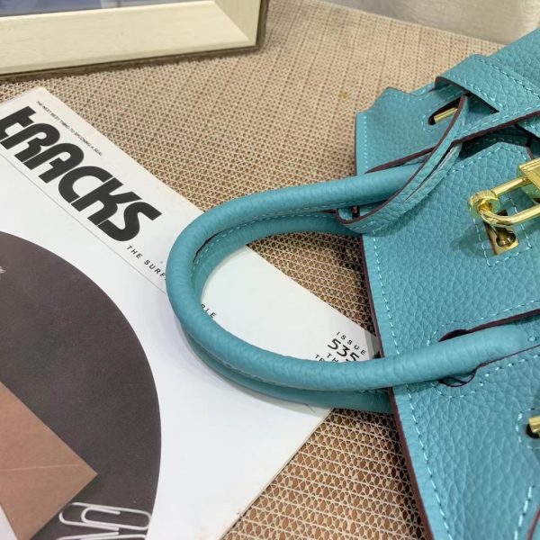 HERMES BIRKIN MINI GOLD HARDWARE EPSOM BLUE 20CM