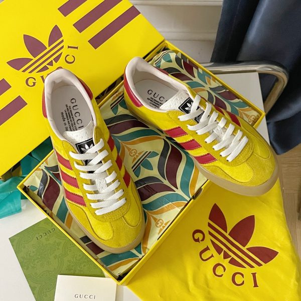 Adidas x Gucci joint Gazelle sports shoes couple casual sneakers