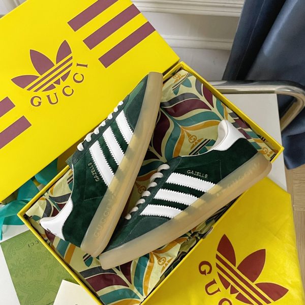 Adidas x Gucci joint Gazelle sports shoes couple casual sneakers