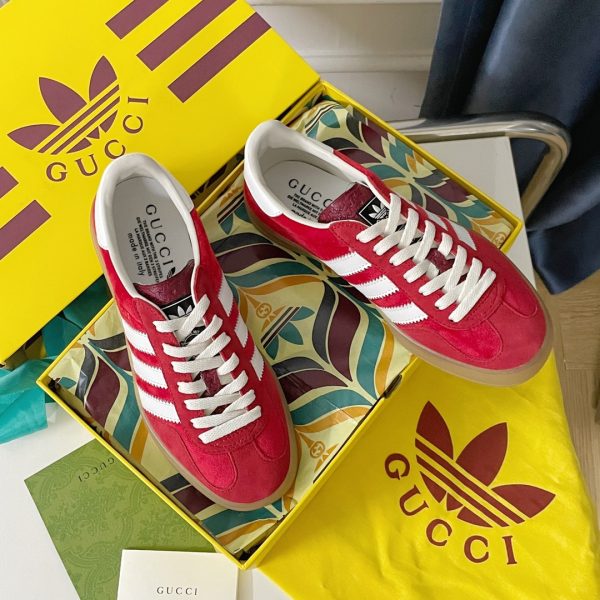 Adidas x Gucci joint Gazelle sports shoes couple casual sneakers