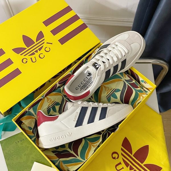 Adidas x Gucci joint Gazelle sports shoes couple casual sneakers