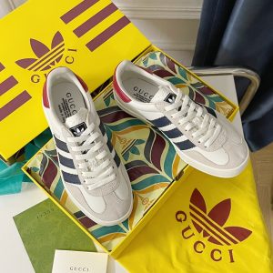 Adidas x Gucci joint Gazelle sports shoes couple casual sneakers