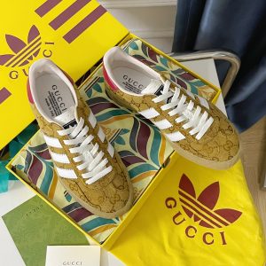 Adidas x Gucci joint Gazelle sports shoes couple casual sneakers