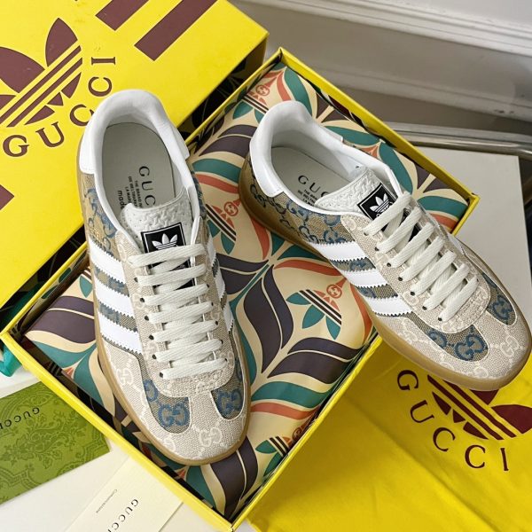 Adidas x Gucci joint Gazelle sports shoes couple casual sneakers