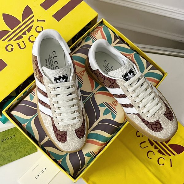 Adidas x Gucci joint Gazelle sports shoes couple casual sneakers