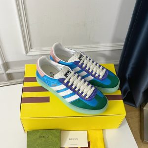 Adidas x Gucci joint Gazelle sports shoes couple casual sneakers