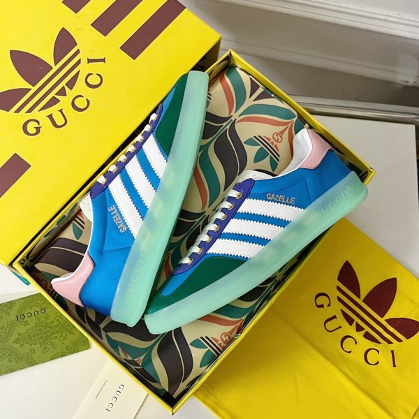 Adidas x Gucci joint Gazelle sports shoes couple casual sneakers