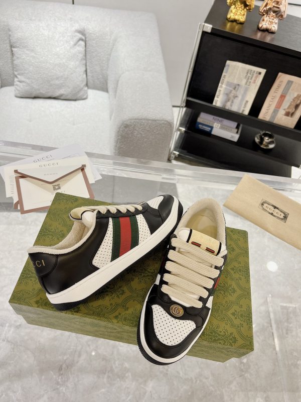 Gucci Screener Black White sneaker