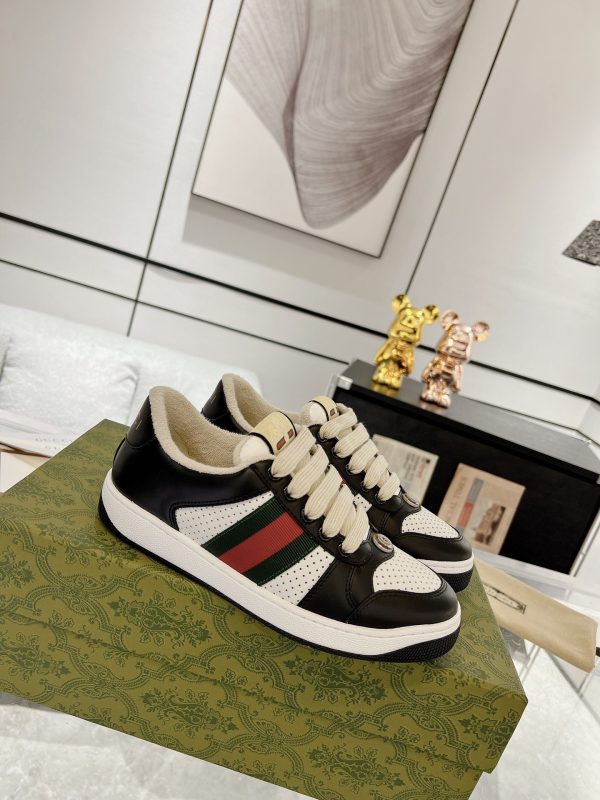 Gucci Screener Black White sneaker