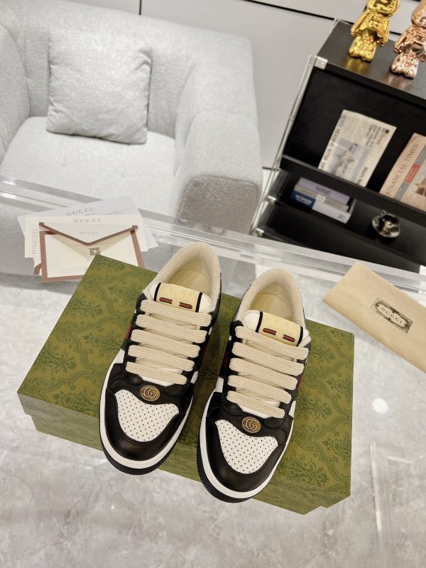 Gucci Screener Black White sneaker