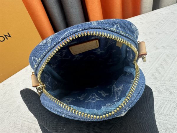 Louis Vuitton Monogram Denim Pochette Fairfax Shoulder