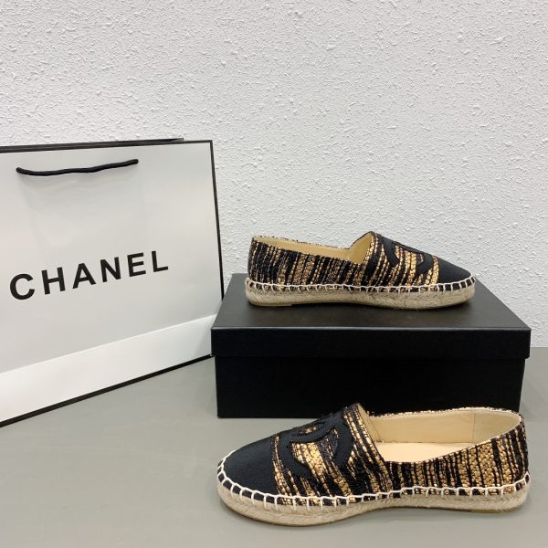 Chanel tweed espadrilles