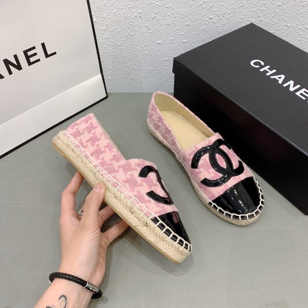 Chanel tweed espadrilles