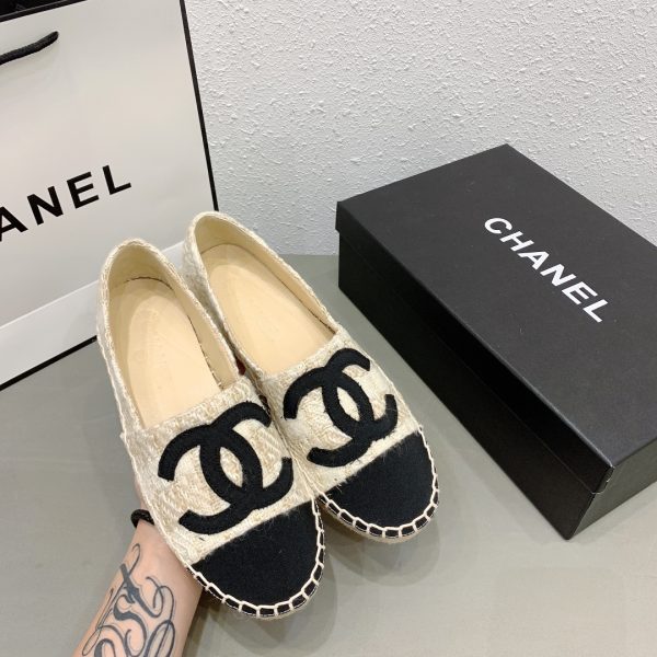 Chanel tweed espadrilles