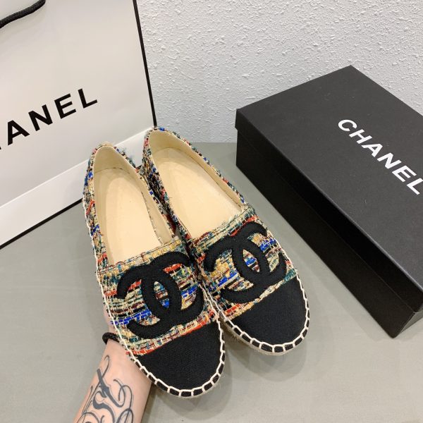 Chanel tweed espadrilles