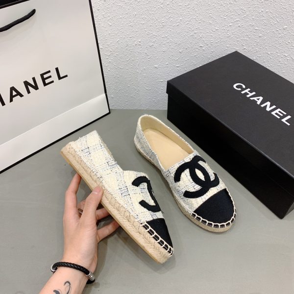 Chanel tweed espadrilles