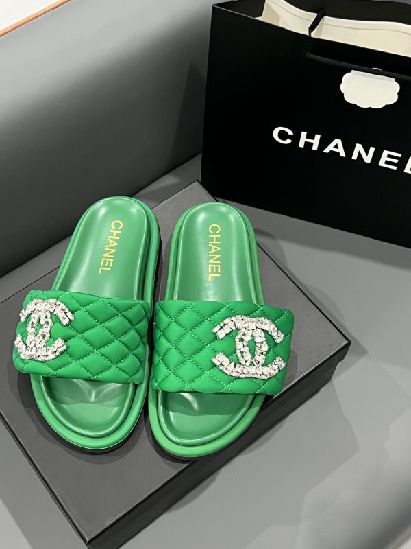 Chanel Lambskin Mules Slipper