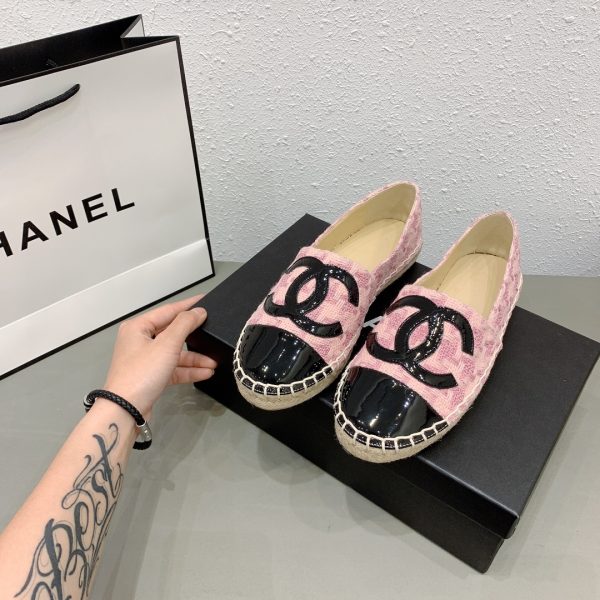 Chanel tweed espadrilles