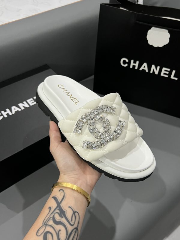 Chanel Lambskin Mules Slipper