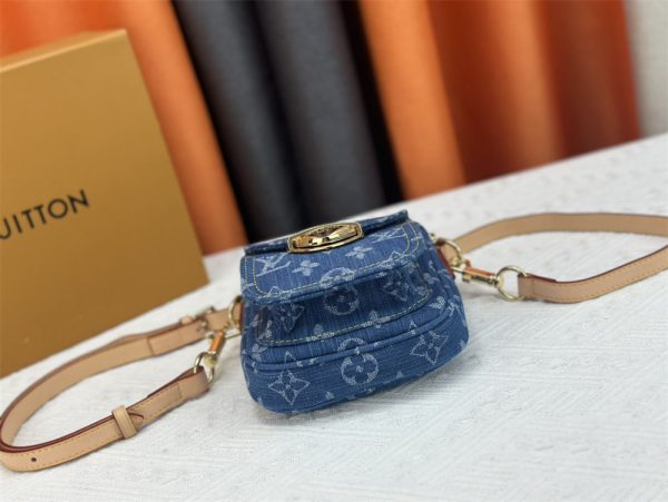 Louis Vuitton Monogram Denim Pochette Fairfax Shoulder