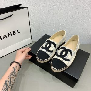 Chanel tweed espadrilles