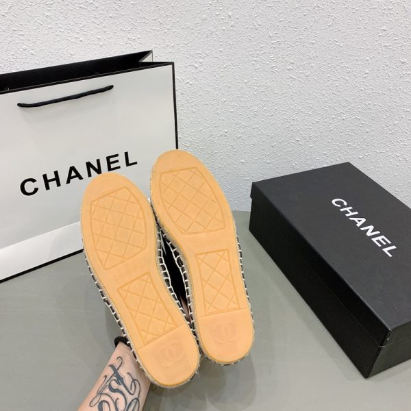 Chanel tweed espadrilles