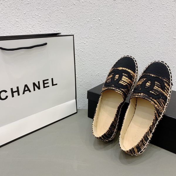 Chanel tweed espadrilles