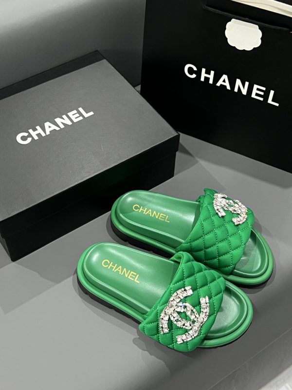 Chanel Lambskin Mules Slipper