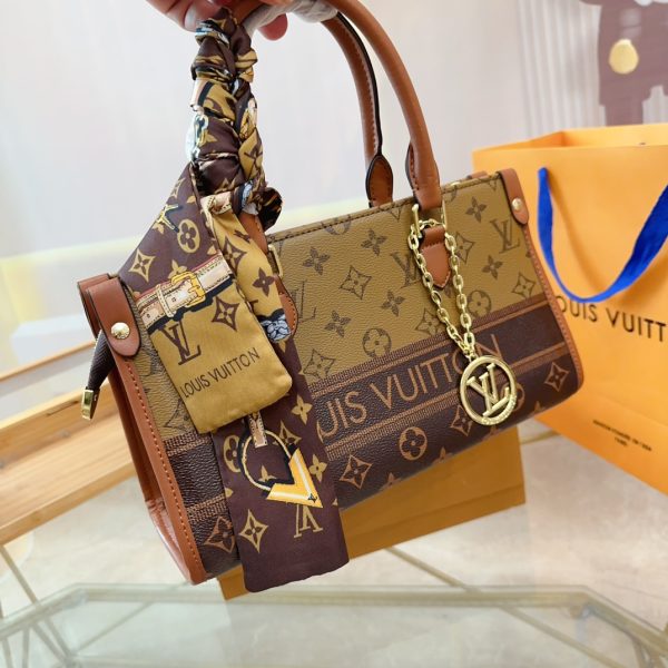 LOUIS VUITTON DUAL TONE HANDBAG