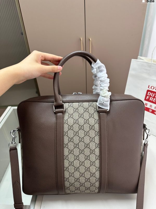 MEDIUM GG BRIEFCASE WITH TAG