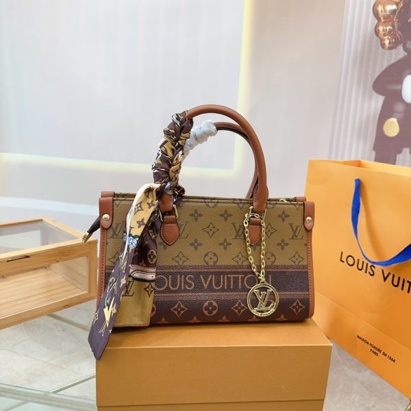 LOUIS VUITTON DUAL TONE HANDBAG